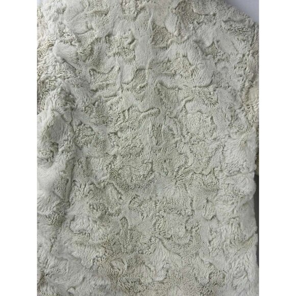 The North Face Reversible Girls Medium Teal Jacket Puffer Fuzzy Fleece Full Zip - Picture 12 of 16